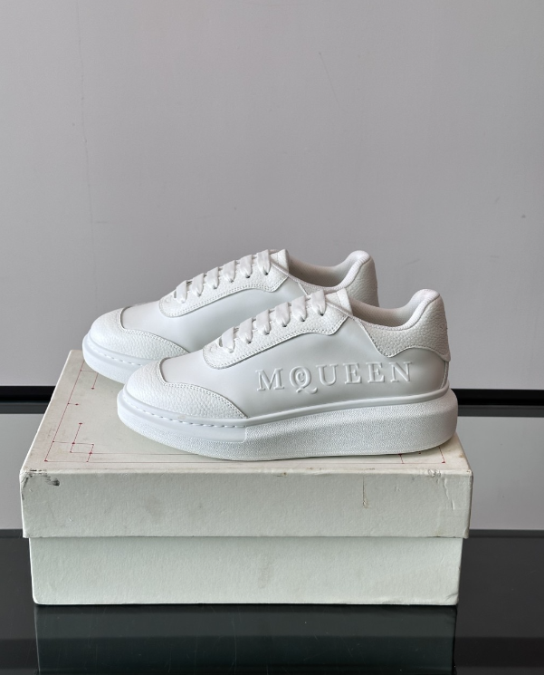 Alexander McQueen Oversized White Drip Sneakers