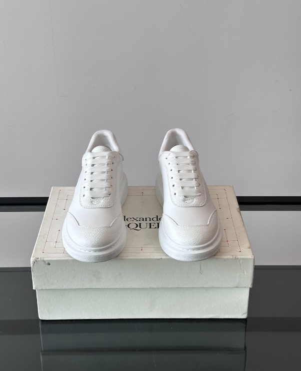 Alexander McQueen Oversized White Drip Sneakers