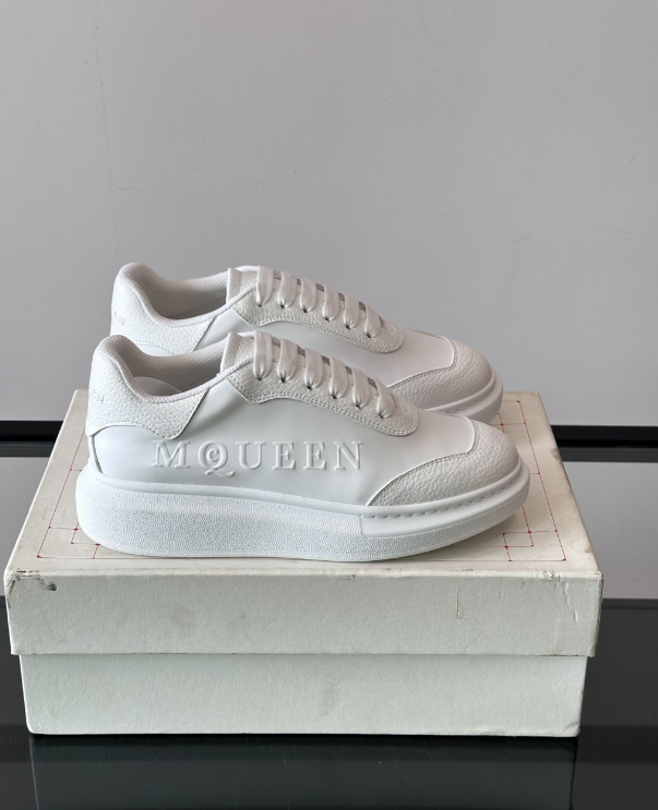 Alexander McQueen Oversized White Drip Sneakers