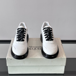 Alexander McQueen Oversized White/Black Drip Sneakers