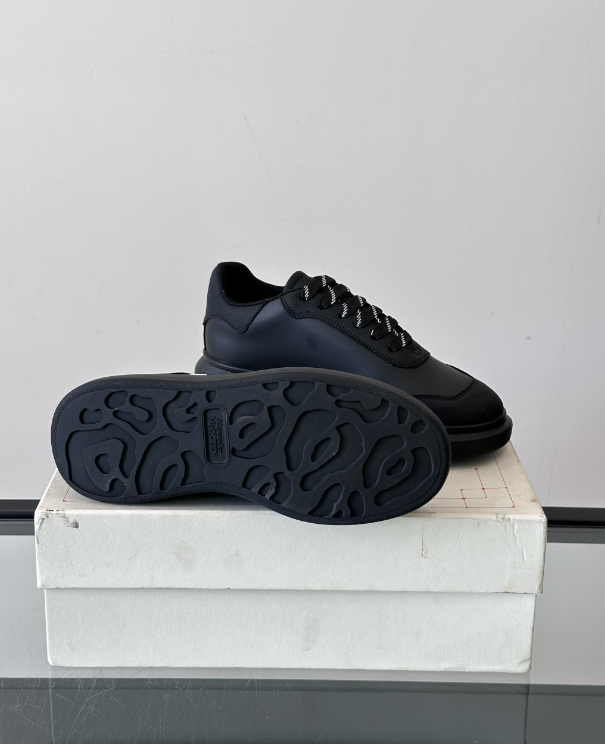 Alexander McQueen Oversized Black Drip Sneakers