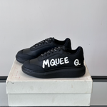 Alexander McQueen Oversized Black Drip Sneakers