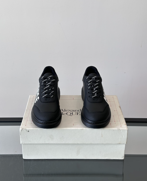 Alexander McQueen Oversized Black Drip Sneakers