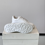 Alexander McQueen Oversized White Drip Sneakers