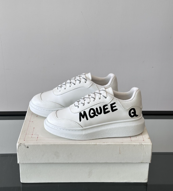 Alexander McQueen Oversized White Drip Sneakers