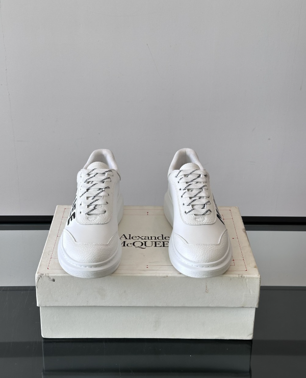 Alexander McQueen Oversized White Drip Sneakers
