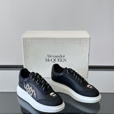 Alexander McQueen Oversized White/Black Drip Sneakers