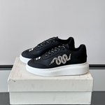 Alexander McQueen Oversized White/Black Drip Sneakers
