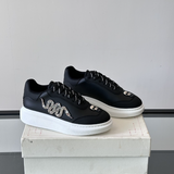 Alexander McQueen Oversized White/Black Drip Sneakers