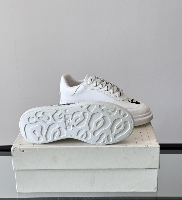 Alexander McQueen Oversized White Drip Sneakers