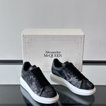 Alexander McQueen Oversized Black/White Drip Sneakers