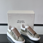 Alexander McQueen Oversized Green Drip Sneakers