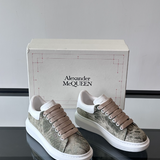 Alexander McQueen Oversized Green Drip Sneakers
