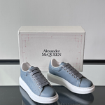 Alexander McQueen Oversized White/Blue Drip Sneakers