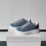 Alexander McQueen Oversized White/Blue Drip Sneakers