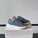 Alexander McQueen Oversized White/Blue Drip Sneakers