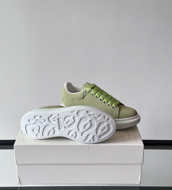Alexander McQueen Oversized Green Drip Sneakers