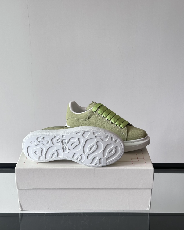 Alexander McQueen Oversized Green Drip Sneakers