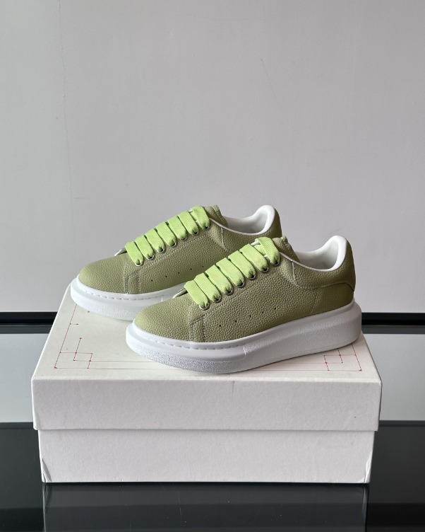 Alexander McQueen Oversized Green Drip Sneakers
