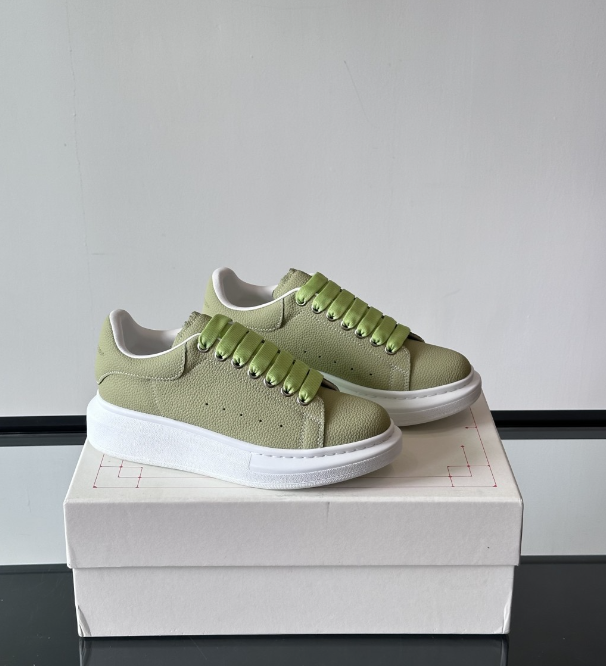 Alexander McQueen Oversized Green Drip Sneakers
