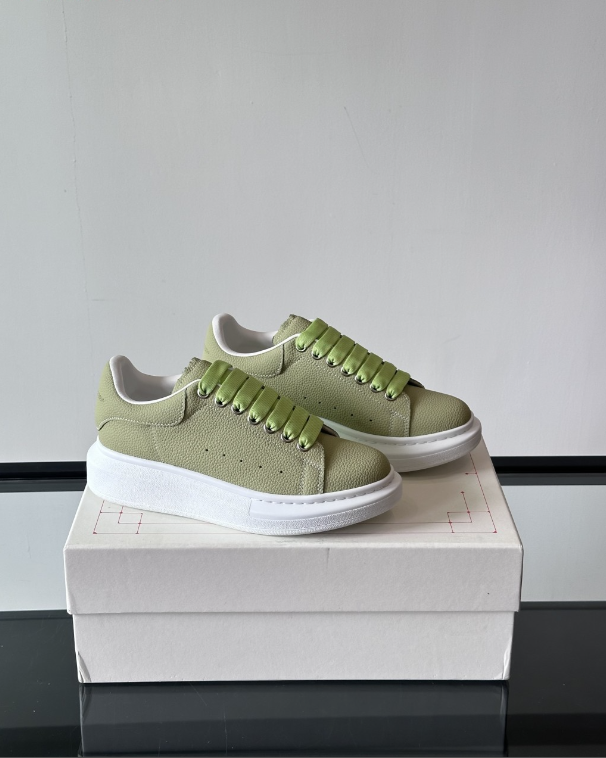 Alexander McQueen Oversized Green Drip Sneakers