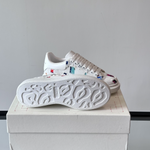 Alexander McQueen Oversized White Drip Sneakers