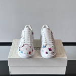 Alexander McQueen Oversized White Drip Sneakers