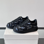 Alexander McQueen Oversized Black Drip Sneakers