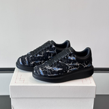 Alexander McQueen Oversized Black Drip Sneakers
