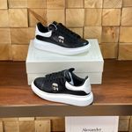 Alexander McQueen Oversized Black/White Drip Sneakers