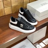 Alexander McQueen Oversized Black/White Drip Sneakers