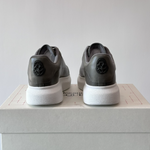 Alexander McQueen Oversized White Grey Drip Sneakers