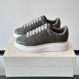 Alexander McQueen Oversized White Grey Drip Sneakers