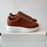 Alexander McQueen Oversized White/Orange Drip Sneakers