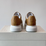 Alexander McQueen Oversized White/Beige Drip Sneakers