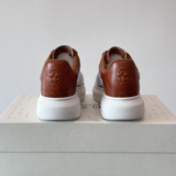 Alexander McQueen Oversized Brown Drip Sneakers