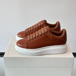 Alexander McQueen Oversized Brown Drip Sneakers