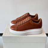 Alexander McQueen Oversized Brown Drip Sneakers