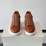 Alexander McQueen Oversized Brown Drip Sneakers