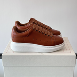 Alexander McQueen Oversized Brown Drip Sneakers