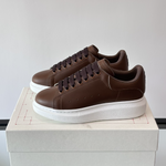 Alexander McQueen Oversized Brown Drip Sneakers