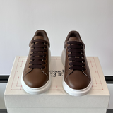 Alexander McQueen Oversized Brown Drip Sneakers