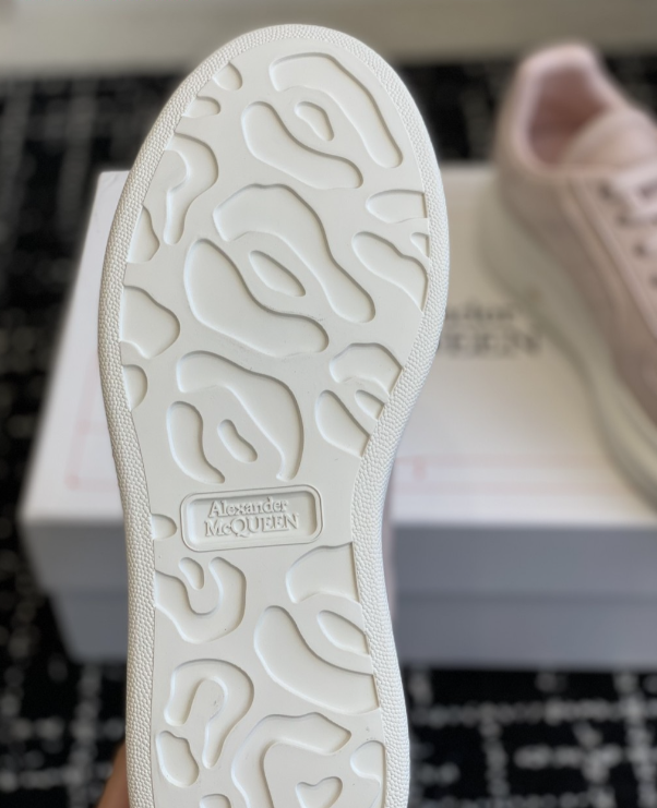 Alexander McQueen Oversized Pink Drip Sneakers
