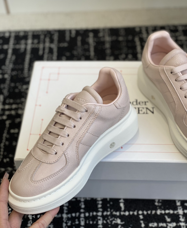 Alexander McQueen Oversized Pink Drip Sneakers