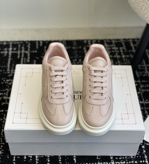 Alexander McQueen Oversized Pink Drip Sneakers