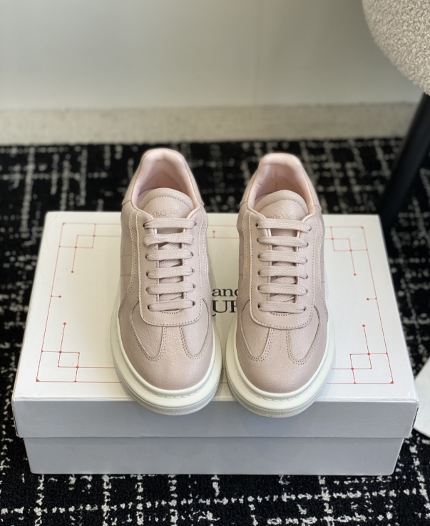 Alexander McQueen Oversized Pink Drip Sneakers