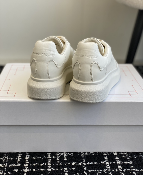 Alexander McQueen Oversized White Drip Sneakers