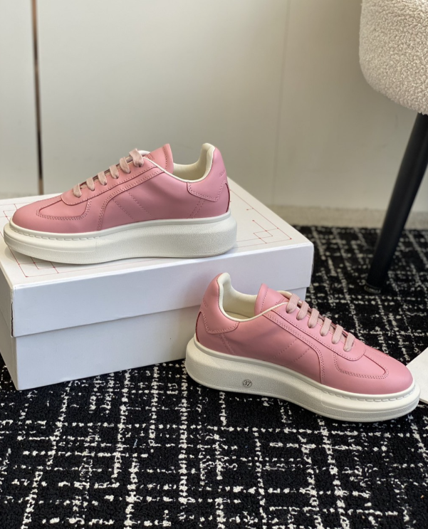 Alexander McQueen Oversized Pink Drip Sneakers