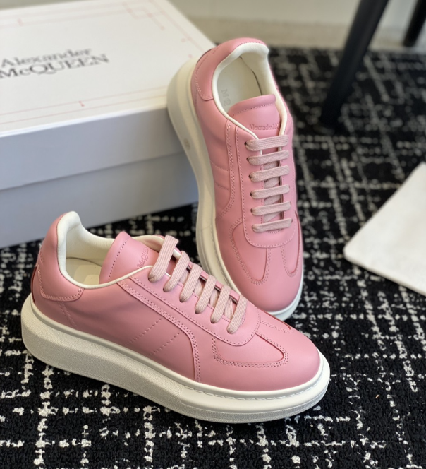 Alexander McQueen Oversized Pink Drip Sneakers