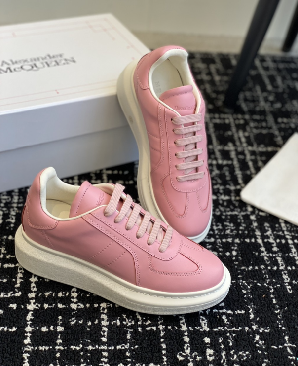 Alexander McQueen Oversized Pink Drip Sneakers